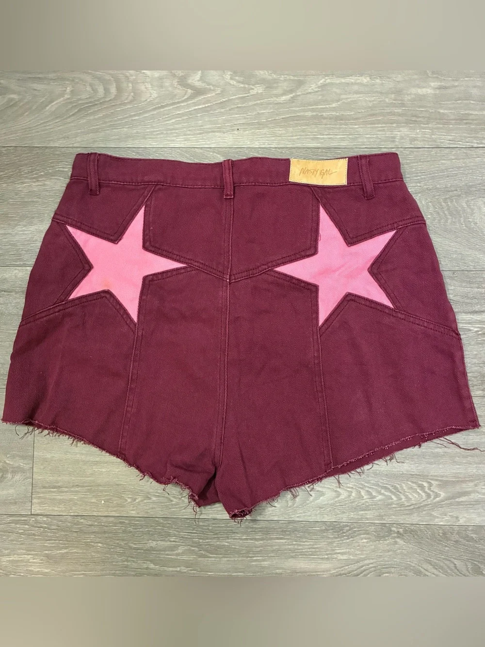 NWT Nasty Gal Star Patch Shorts